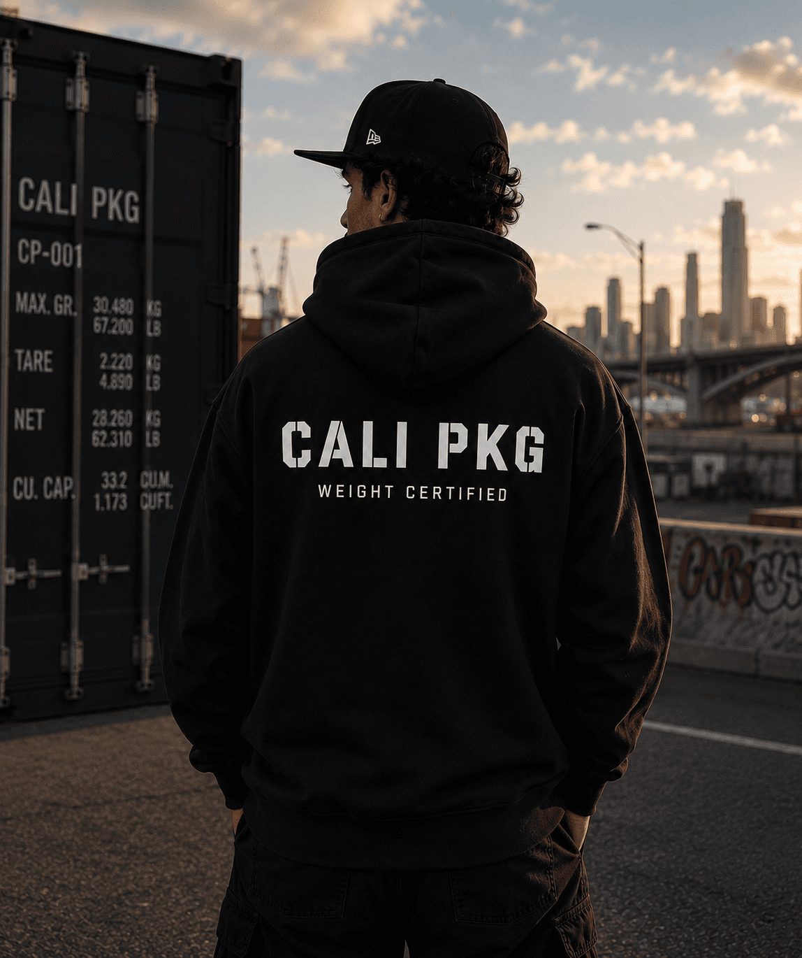 CALI PKG — CP-001 Heavyweight Hoodie, Weight Certified
